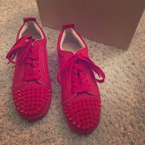 Christian Louboutin style spiked sneakers EU 39.5